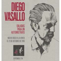 Cartel Diego Vasallo "Baladas para un autorretrato"
